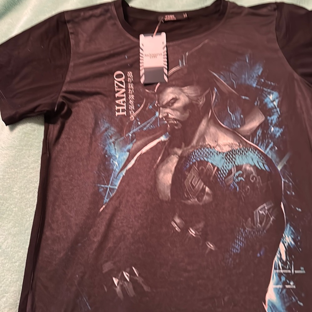 Black X-Large tee shirt overwatch